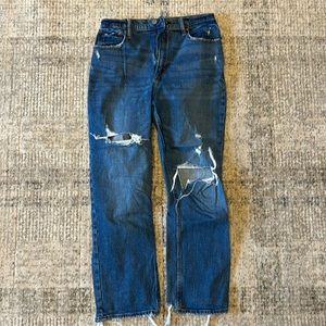 Abercrombie & Fitch size 28 ankle straight ultra high rise